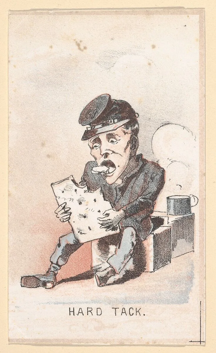 Life in Camp, Part 1: Hard Tack — Winslow Homer|Louis Prang & Co.