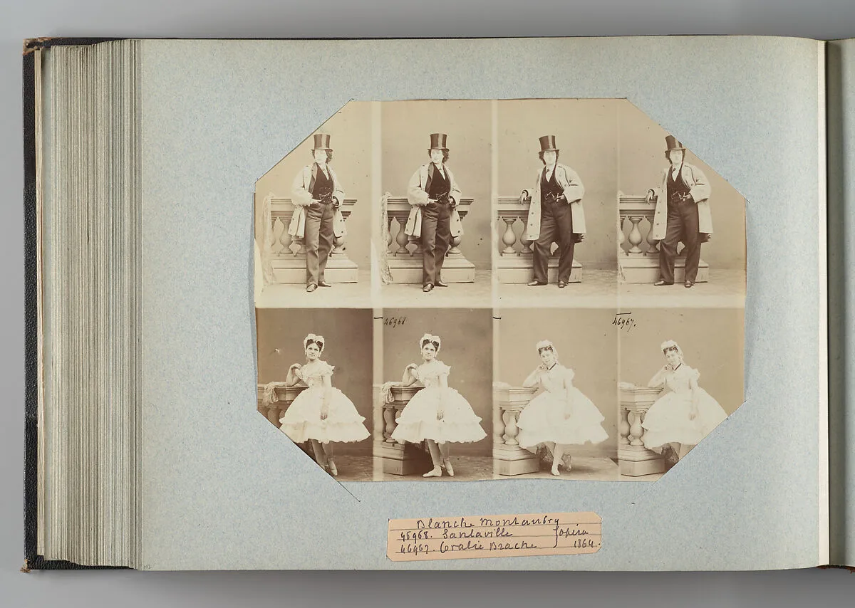 Blanche Montaubry; Sanlaville; Coralie Brache — André-Adolphe-Eugène Disdéri