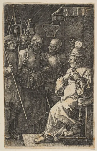 Christ before Caiaphas, from "The Passion"