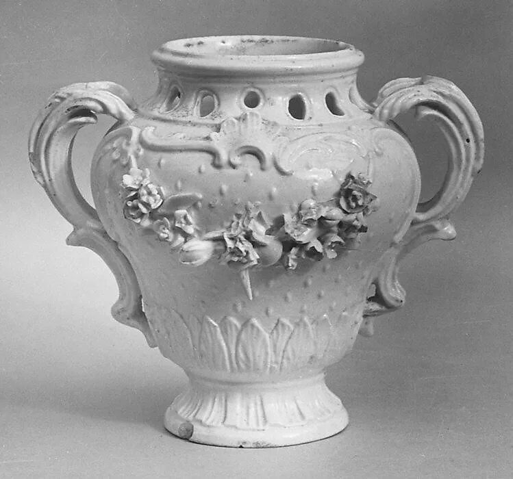 Potpourri vase (one of a pair) — Louis-Antoine Fournier|Royal Porcelain Manufactory