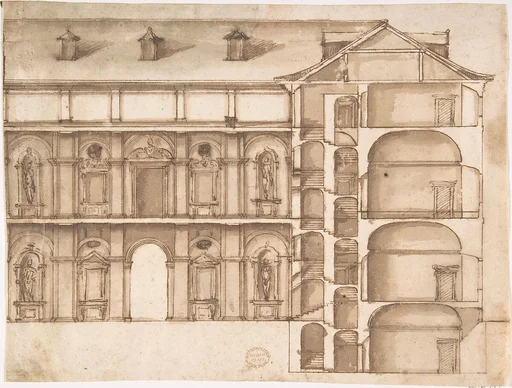 Elevation and Section