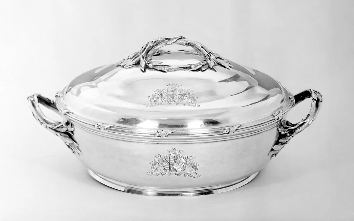 Dish with cover (one of a pair) — Charles-Louis-Auguste Spriman (or Spriment)