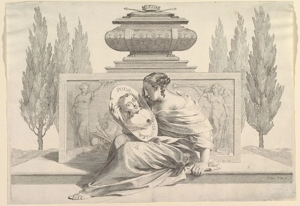 Allegory in Honor of Anne of Austria — Claude Mellan