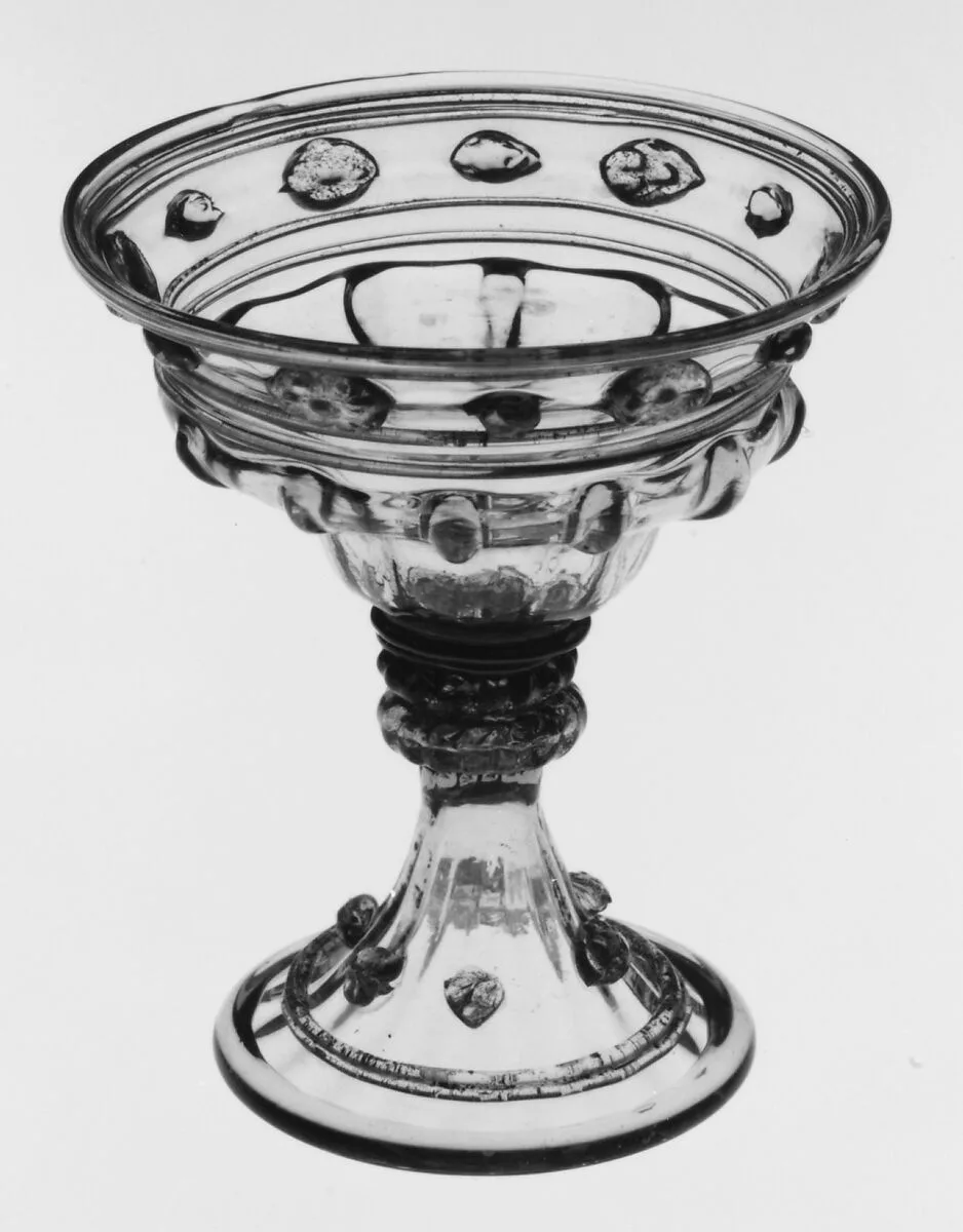 Footed vessel (saltcellar?) — Antonio Salviati