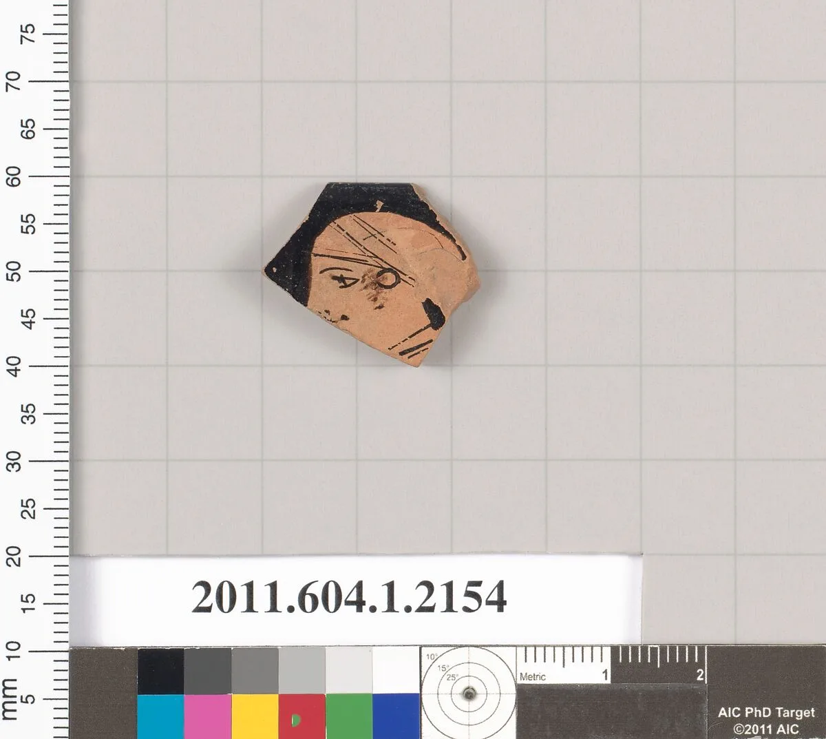 Terracotta rim fragment of a kylix (drinking cup) — Unknown
