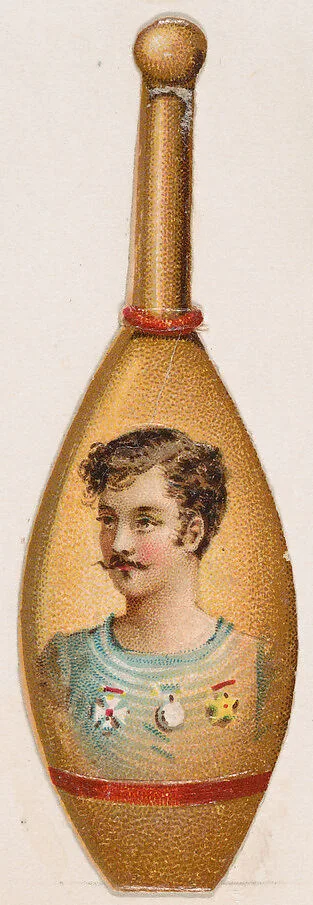 Indian club, from the Novelties series (N228, Type 4) issued by Kinney Bros. — Kinney Brothers Tobacco Company