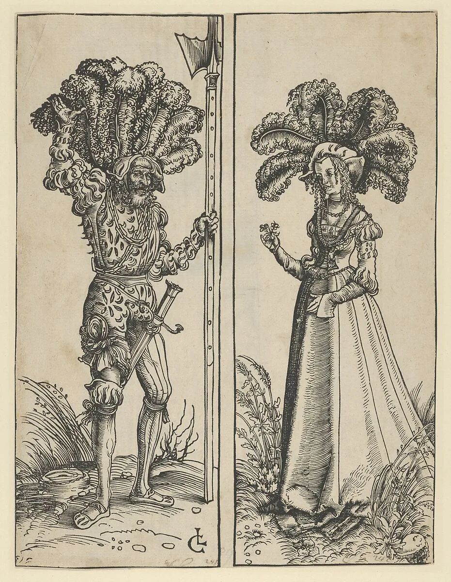Footsoldier with Halberd — Lucas Cranach the Elder