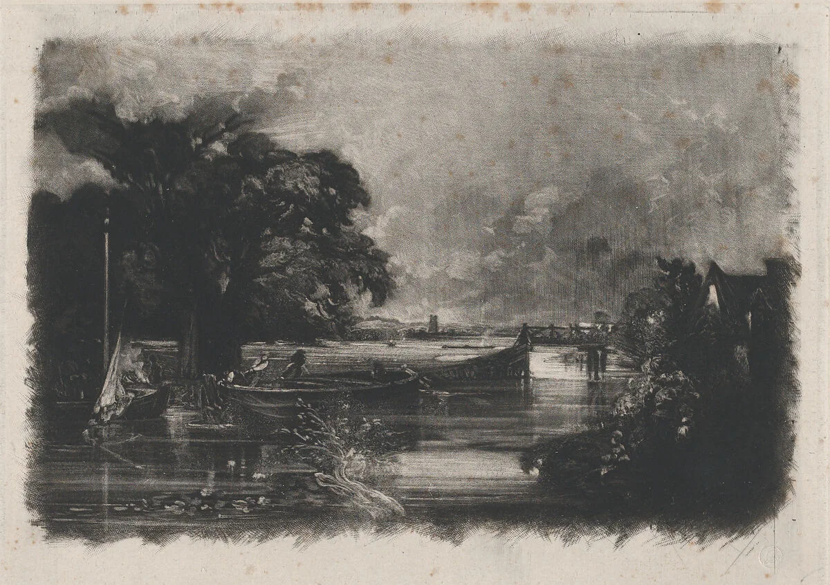 River Stour — David Lucas|John Constable