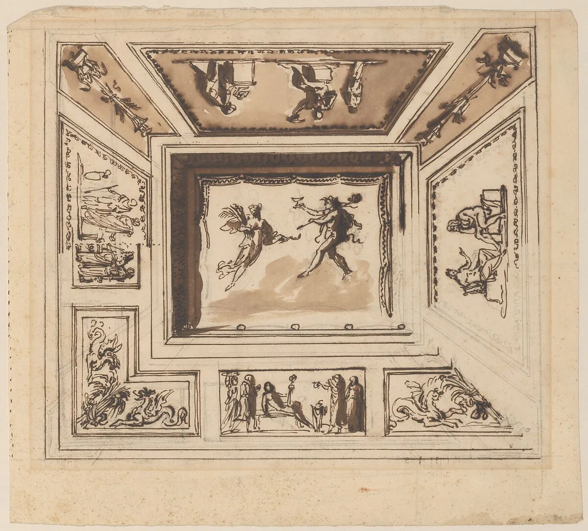 Design for a Ceiling — Felice Giani