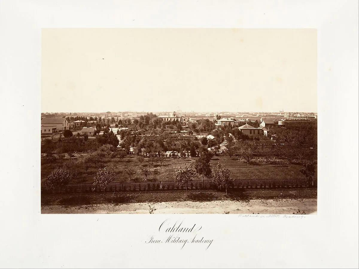 Oakland, from Military Academy — Carleton E. Watkins