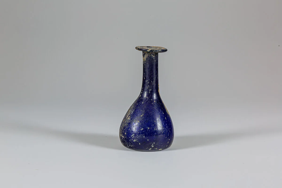 Glass perfume bottle — Unknown