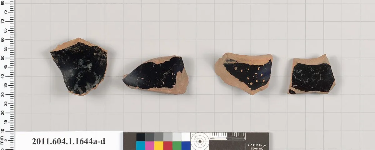 Terracotta fragments of kylikes (drinking cups) — Unknown