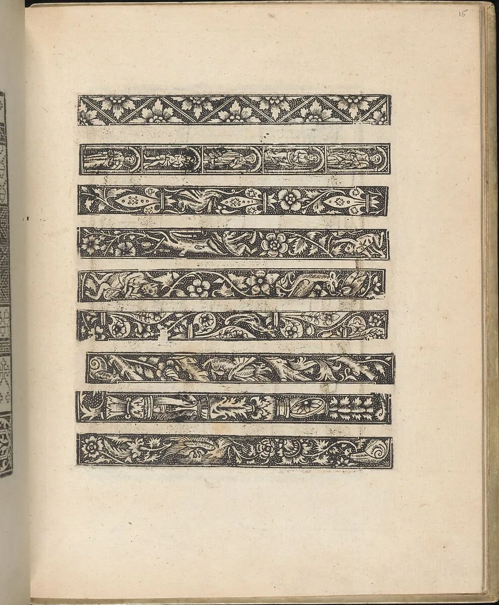 Trionfo Di Virtu. Libro Novo..., page 15 (verso) — Matteo Pagano