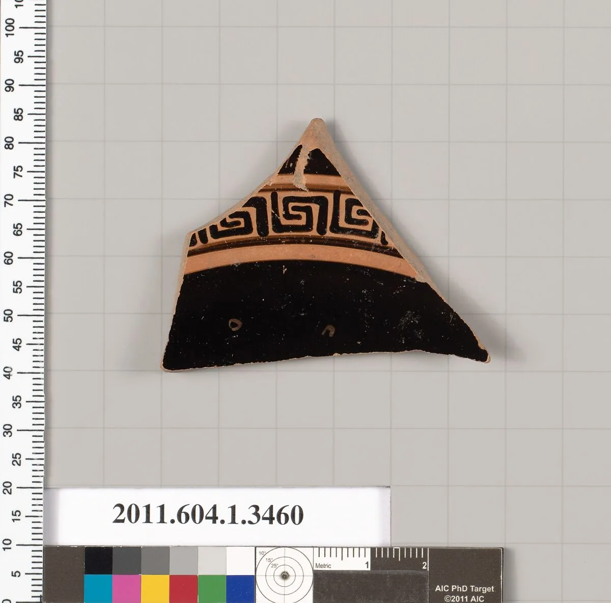 Terracotta fragment of a kylix (drinking cup) — Unknown