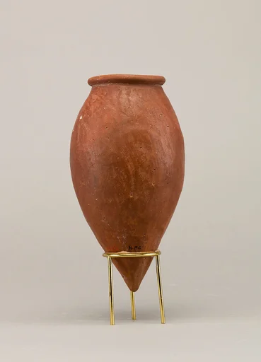 Red polished ware jar