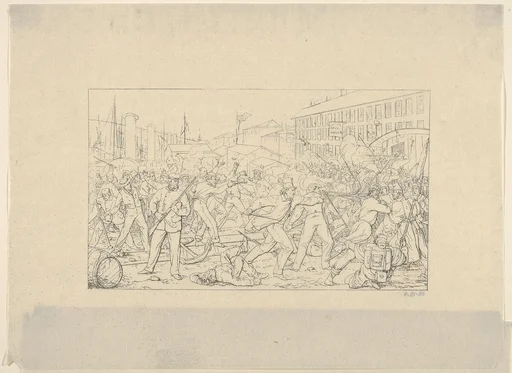 Battle in Baltimore, April 19, 1861 (from Confederate War Etchings)