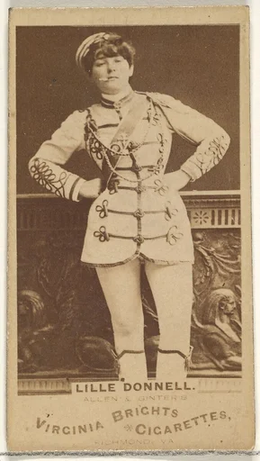 Lille Donnell, from the Actors and Actresses series (N45, Type 1) for Virginia Brights Cigarettes