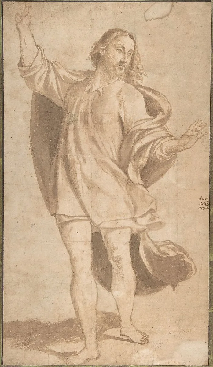 Standing Figure of Christ with Arms Upraised — Giovanni Antonio da Pordenone (Giovanni Antonio de Sacchis)