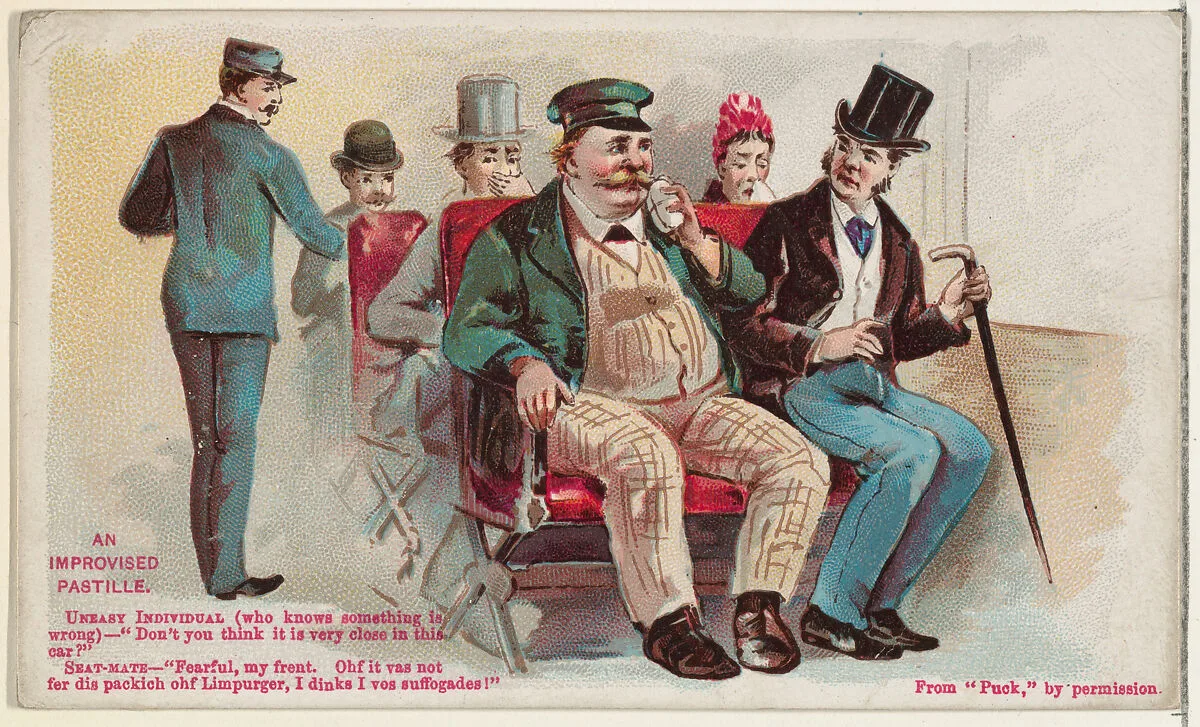 An Improvised Pastille, from the Snapshots from "Puck" series (N128) issued by Duke Sons & Co. to promote Honest Long Cut Tobacco — Knapp & Company|W. Duke, Sons & Co.