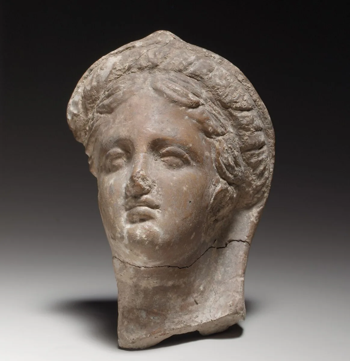 Terracotta female head — Unknown