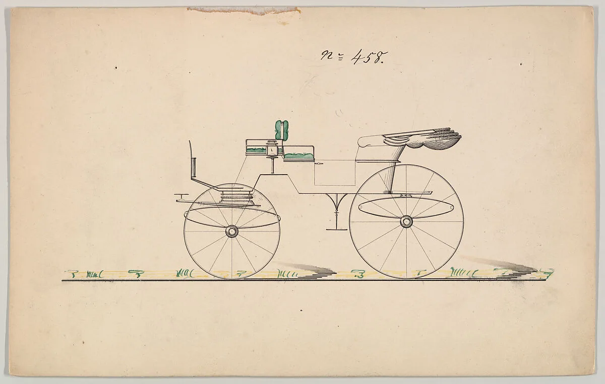 Design for Vis-à-vis, no. 458 — Brewster & Co.