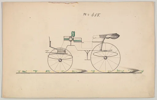 Design for Vis-à-vis, no. 458