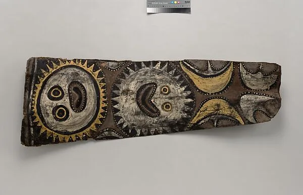 Painting from a Ceremonial House Ceiling — Numei, Amachi Kalaba|Artists of Mariwai Village