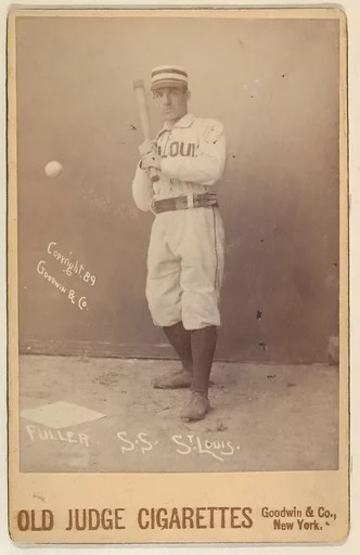 Fuller, Shortstop, St. Louis Browns, from the series Old Judge Cigarettes