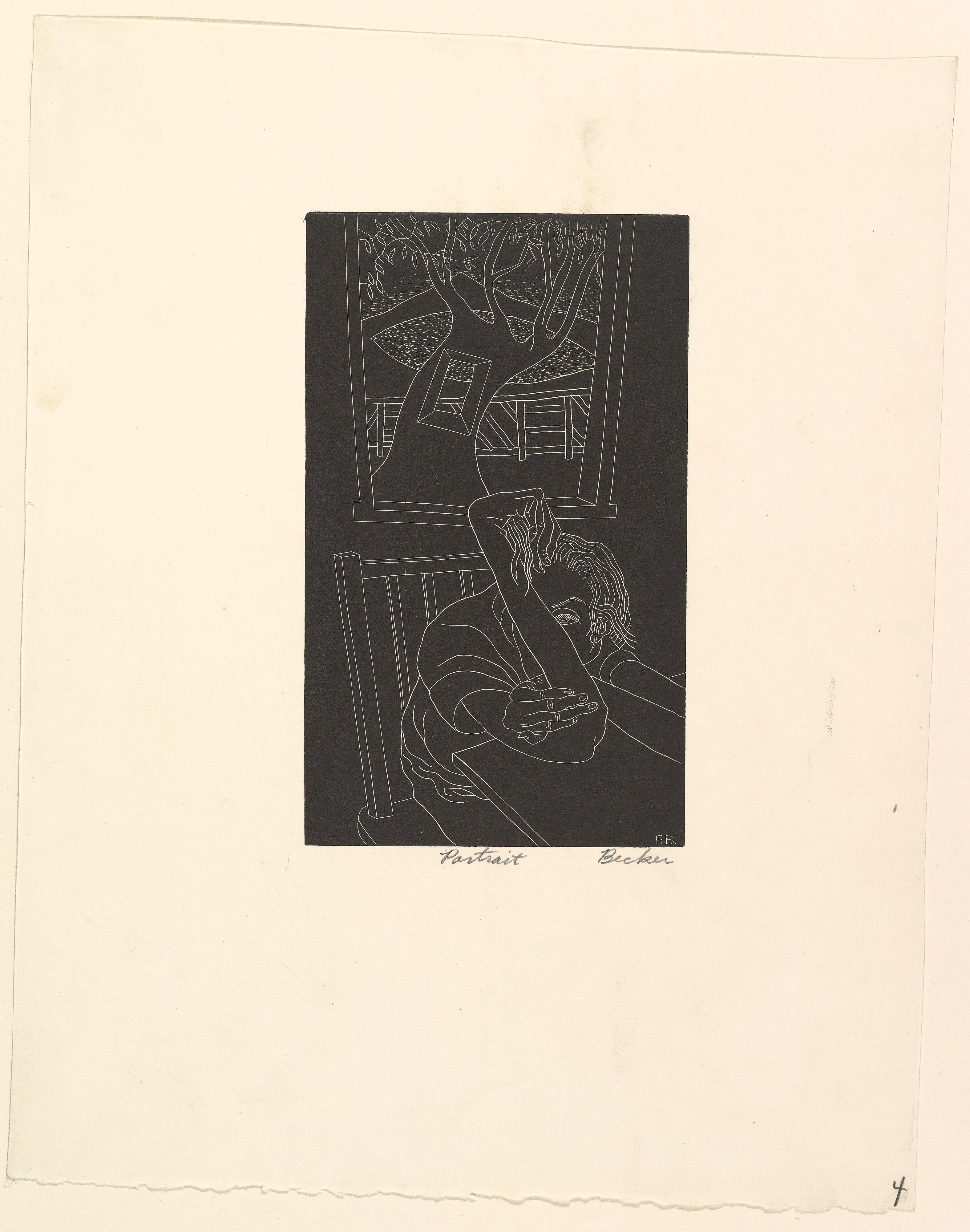 Portrait — Fred Becker|WPA