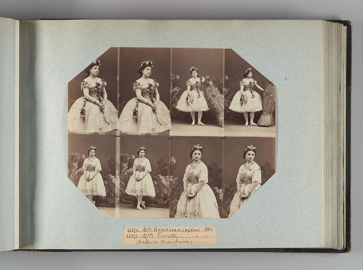 Mlle Rousseau; Mlle Fioretti — André-Adolphe-Eugène Disdéri