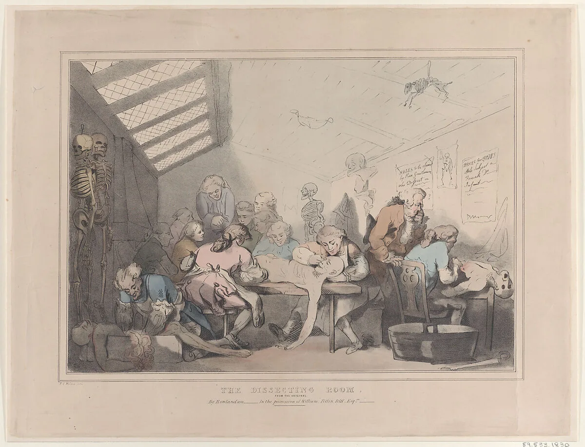 The Dissecting Room — T. C. Wilson|Thomas Rowlandson
