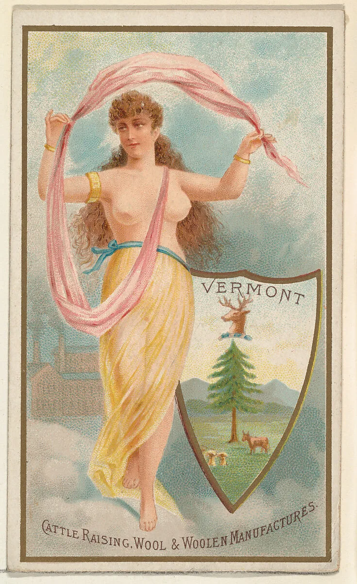 Vermont, from the Industries of States series (N117) issued by Duke Sons & Co. to promote Honest Long Cut Tobacco — W. Duke, Sons & Co.