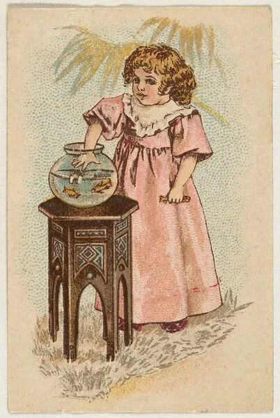 Gold Fishing, from the Panel Picture Miniatures series (T130), issued by the Pinkerton Tobacco Co. to promote Buckshoe and Tiger Stripe tobacco brands — Pinkerton Tobacco Company