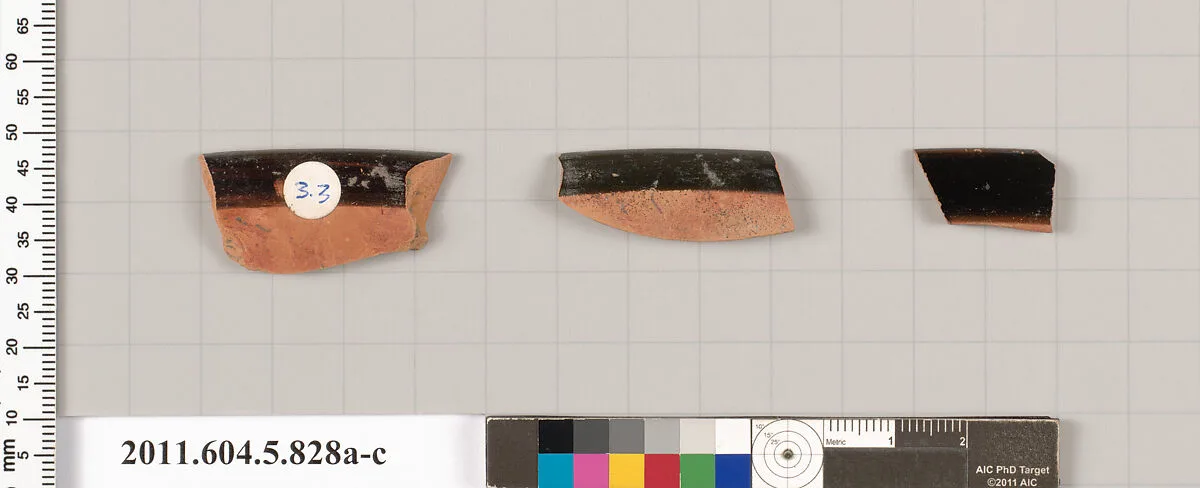 Terracotta rim fragments of kylikes (drinking cups) — Unknown
