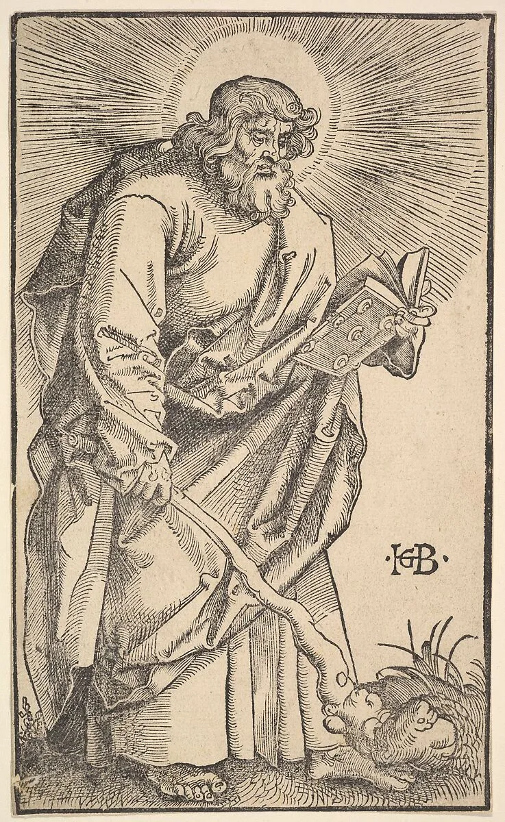 St. Judas Thaddaeus from Christ and the Apostles — Hans Baldung (called Hans Baldung Grien)
