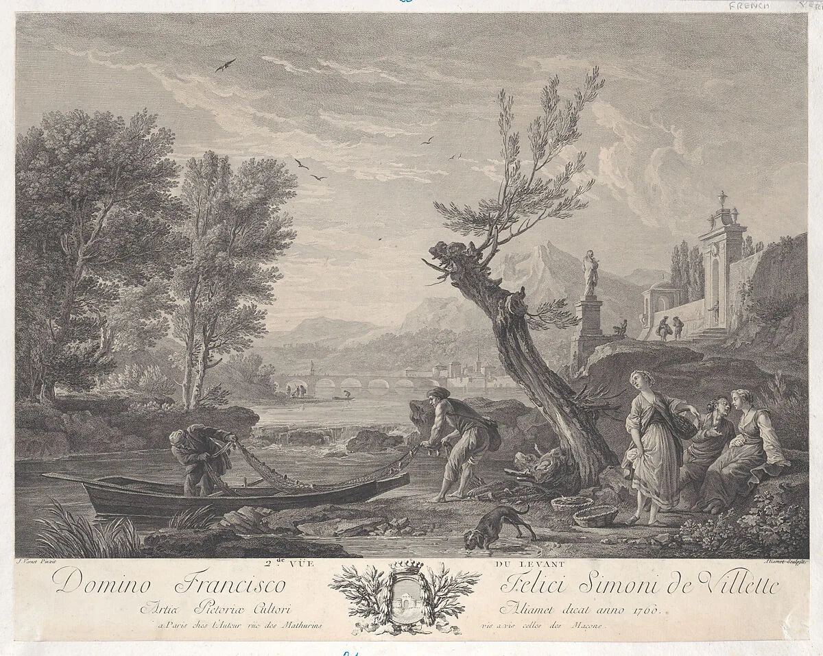 Second View of the Levant — Jacques Aliamet|Joseph Vernet
