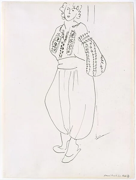 Woman in a Native Costume — Henri Matisse
