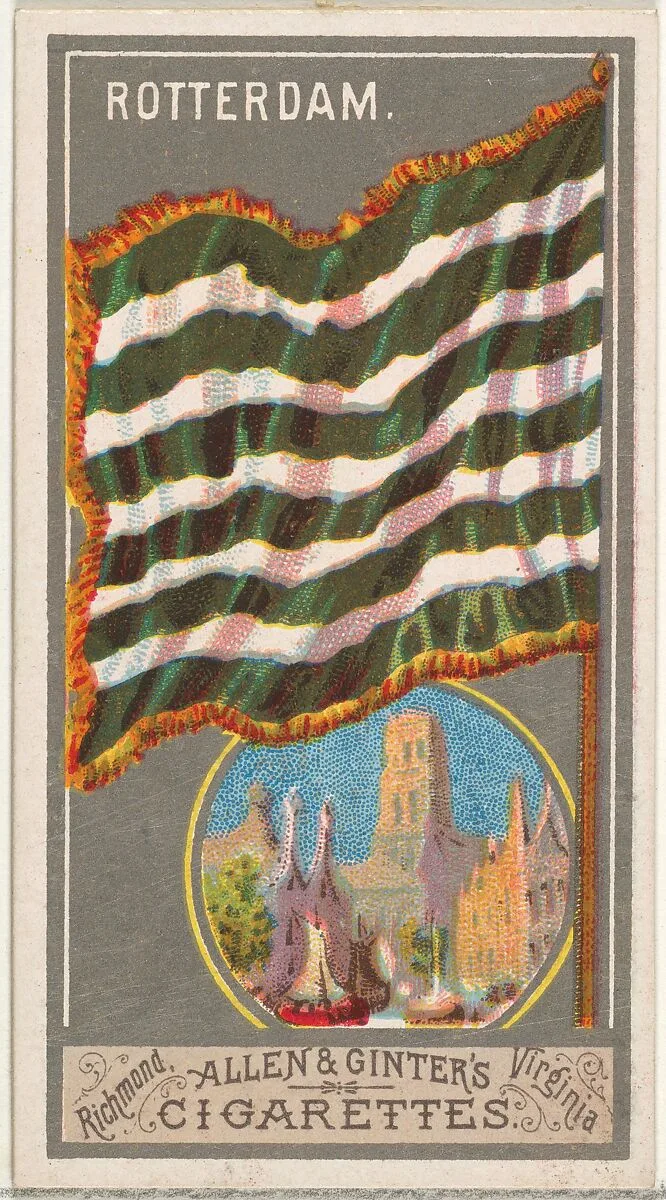 Rotterdam, from the City Flags series (N6) for Allen & Ginter Cigarettes Brands — Allen & Ginter
