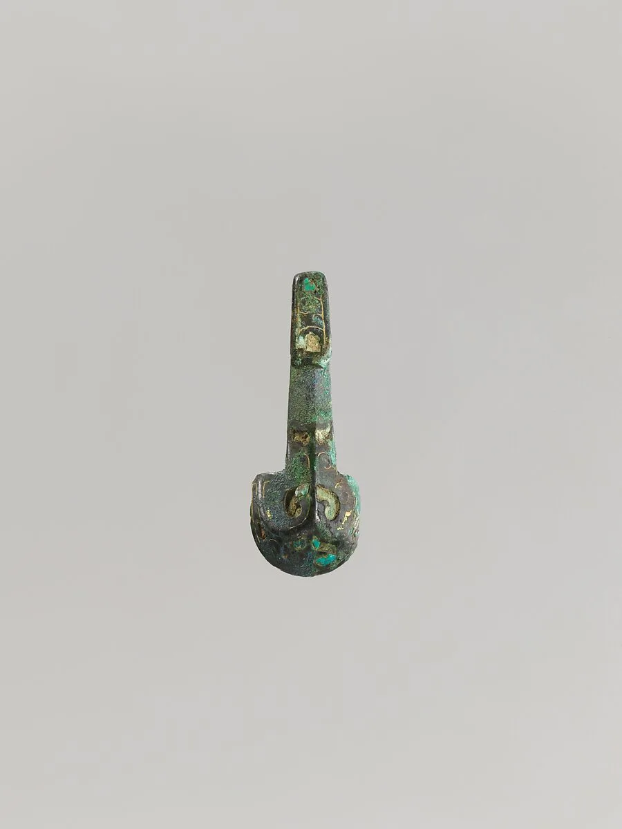 東周 錯金青銅带鈎|Belt hook — Unknown