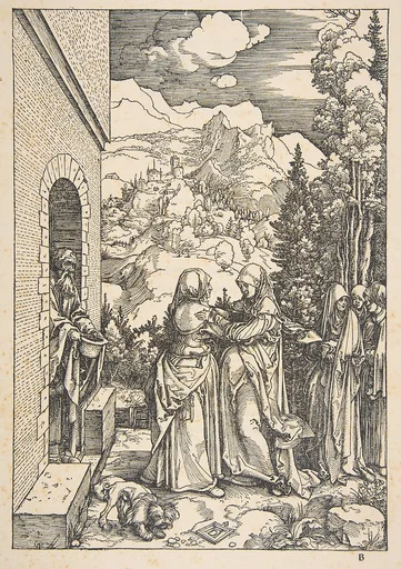 The Visitation, from "The Life of the Virgin"