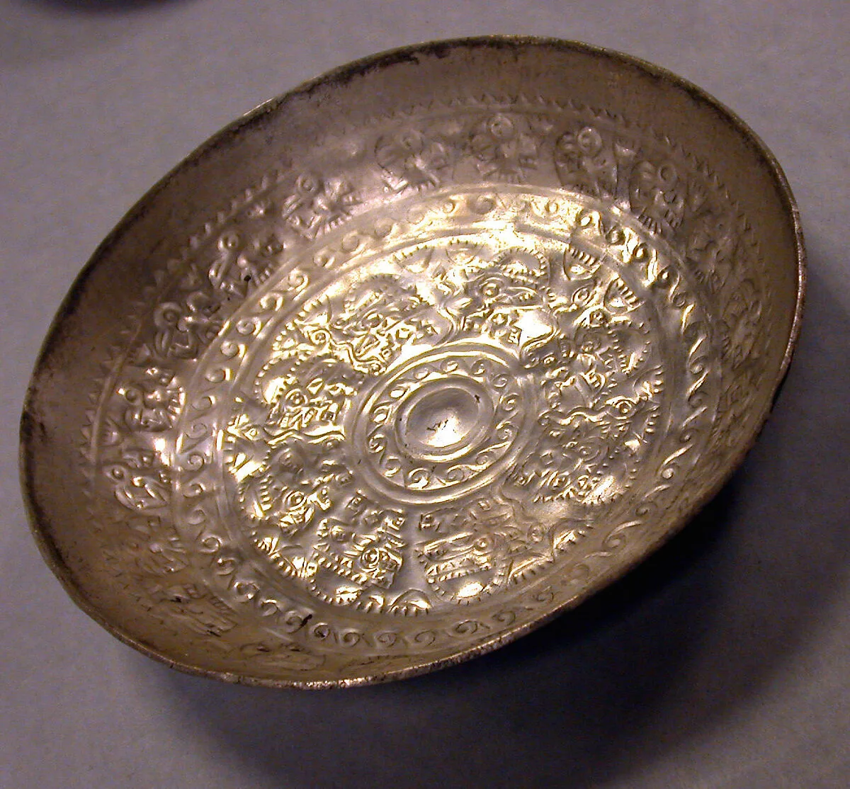 Pair of bowls with repoussé work — Unknown