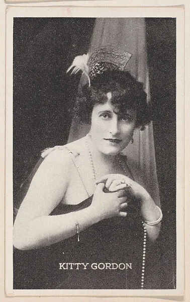 Kitty Gordon from Kromo Gravure "Leading Moving Picture Stars" (W623) — Kromo Gravure Photo Company, Detroit, Michigan