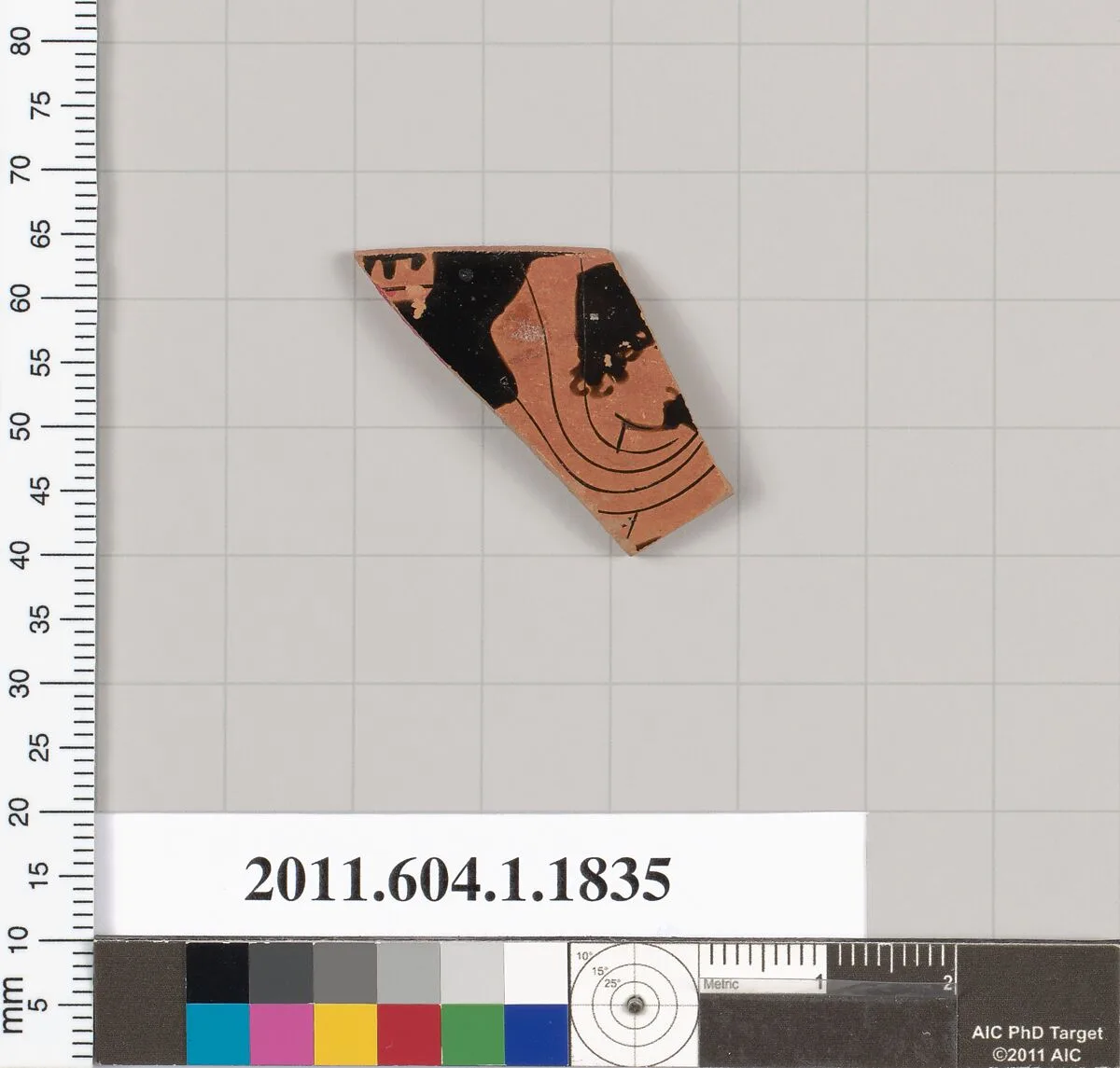 Terracotta rim fragment of a kylix (drinking cup) — Unknown