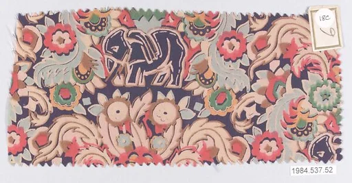 Textile sample, from the ¦Franko Prints¦ series
