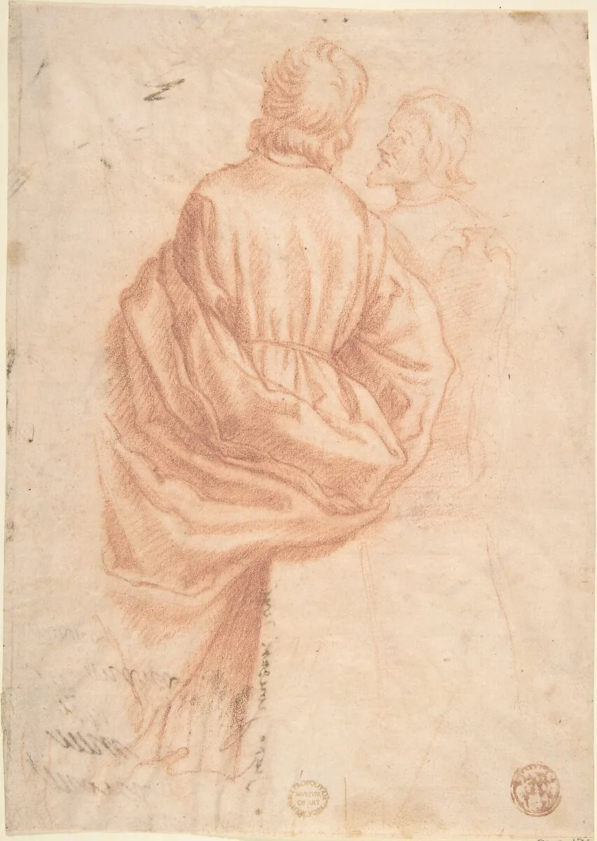 Drapery Study — Anonymous, Italian, Florentine, second half of the 16th century