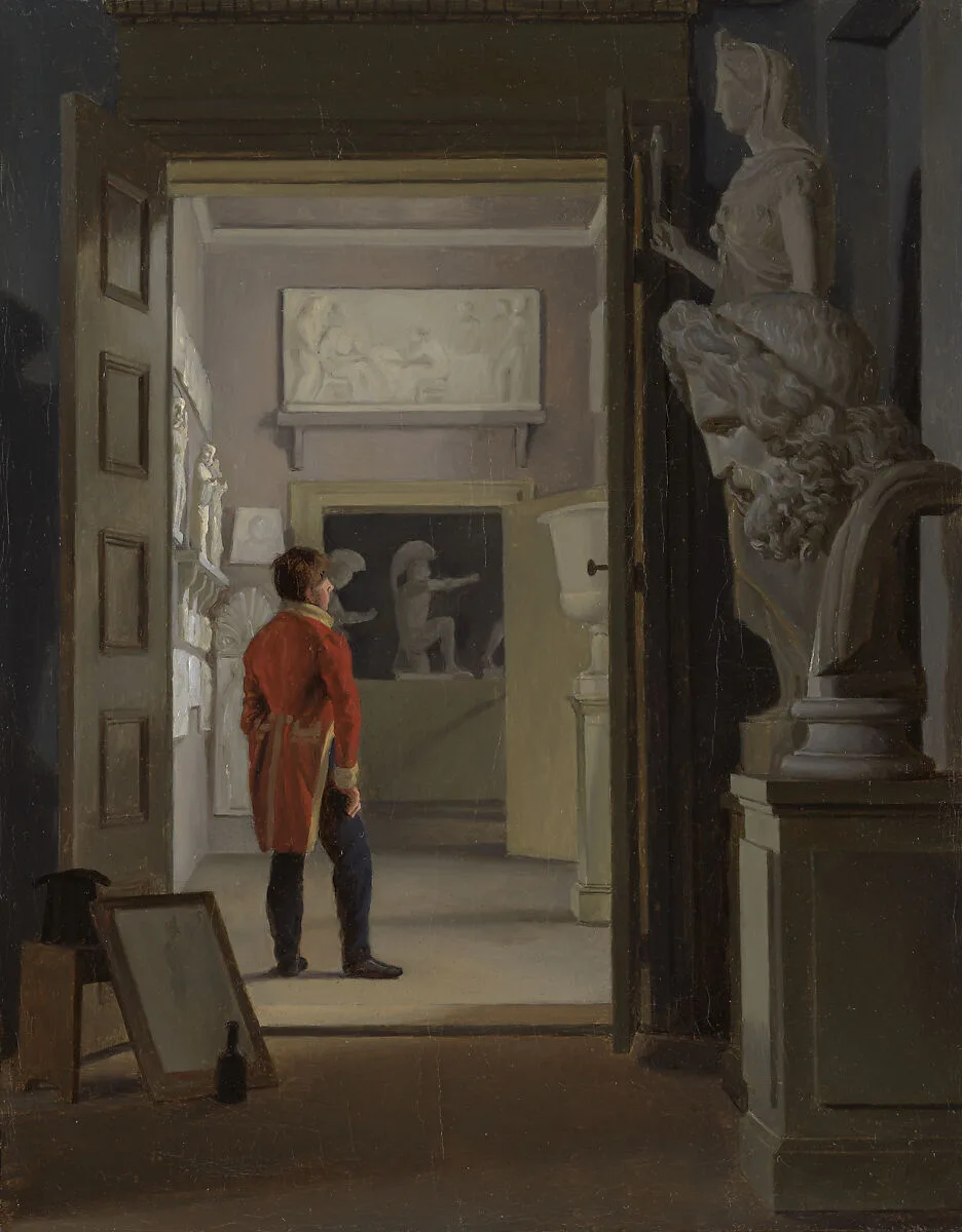 The Hall of Antiquities at Charlottenborg Palace, Copenhagen — Adam August Müller