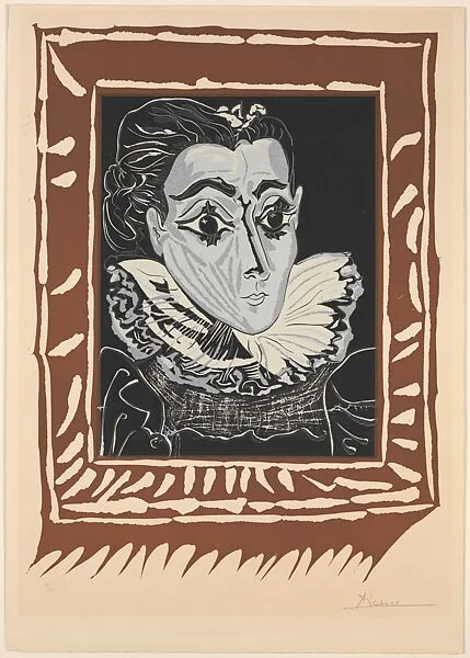 Jacqueline with a Ruff — Pablo Picasso|Hidalgo Arnéra|Galerie Louise Leiris