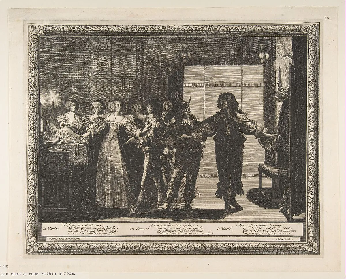 The Bride Taken Home — Abraham Bosse|Jean I Leblond