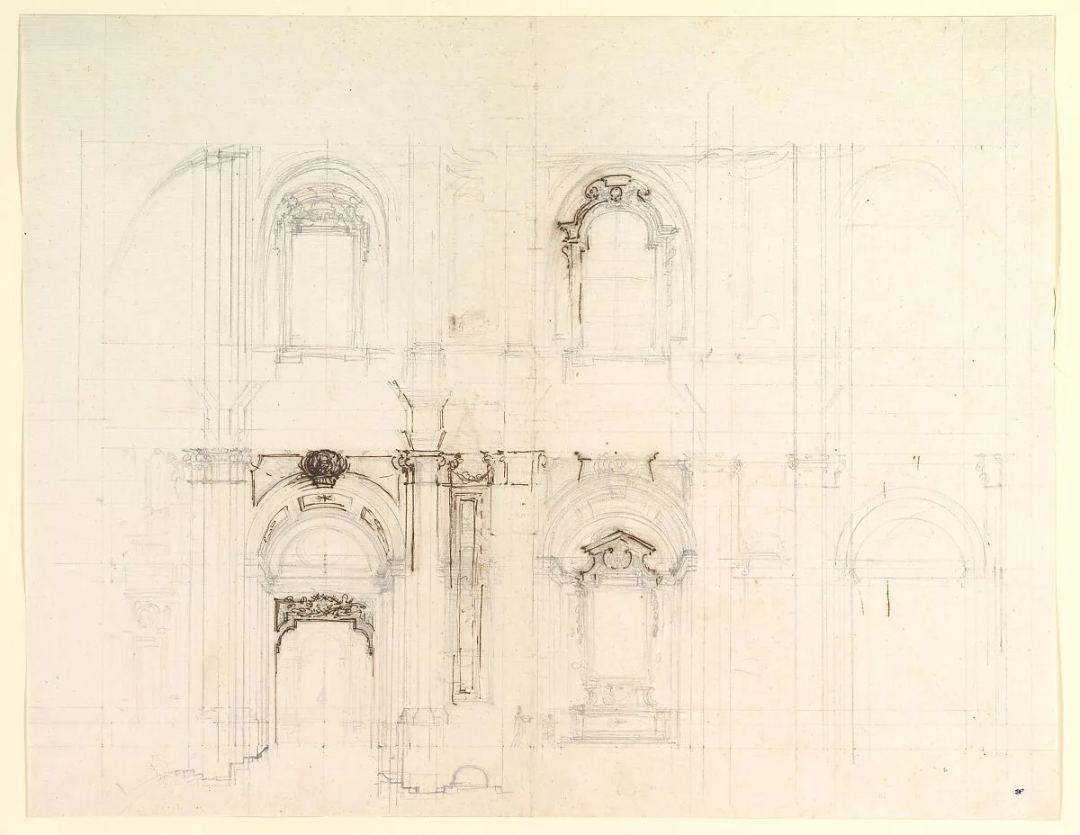 Design for a Church Interior — Luigi Vanvitelli