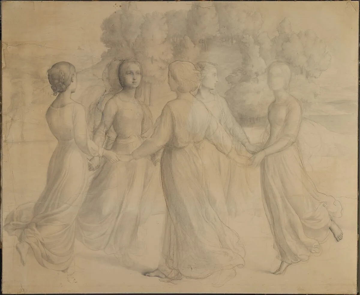 "The Round Dance" or "Rays of Sunlight" — Anne-François-Louis Janmot